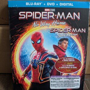 Brand New, Sealed Spider-Man No Way Home Blu-Ray+DVD